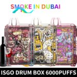 Isgo Drum Box 6000 Puffs 5% Disposable Vape in Dubai