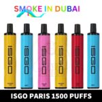 ISGO Paris Disposable Vape 1500 Puffs in UAE Dubai Shop