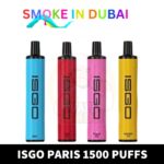 ISGO Paris Disposable Vape 1500 Puffs in UAE Dubai Shop