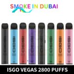 ISGO VEGAS 2800Puffs 2% nicotine disposable vape in dubai UAE