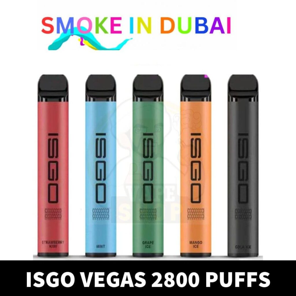 ISGO VEGAS 2800Puffs 2% nicotine disposable vape in dubai UAE