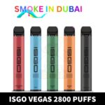ISGO VEGAS 2800Puffs 2% nicotine disposable vape in dubai UAE