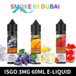 Isgo 3mg & 6mg 60ml E-Liquid In Dubai best online shop