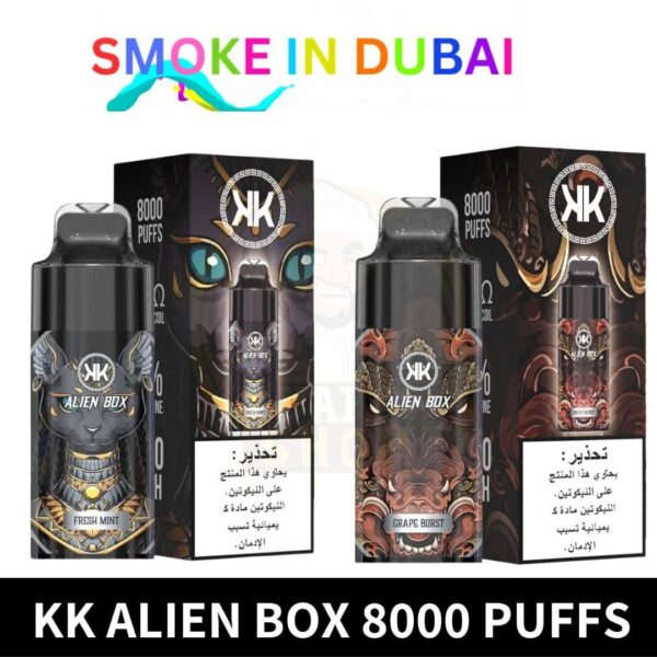 KK Alien Box 8000 Puffs 15ml 5% Disposable Vape In Dubai