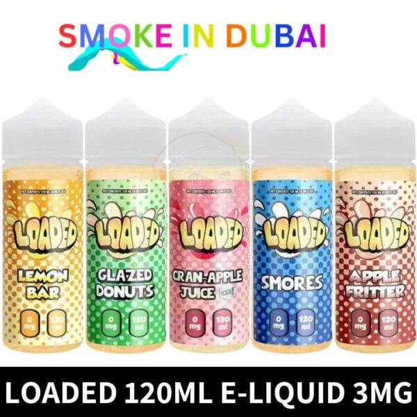 Loaded E-liquid 120ml 3mg Nicotine All Flavors Available Vape Shop In Dubai, UAE