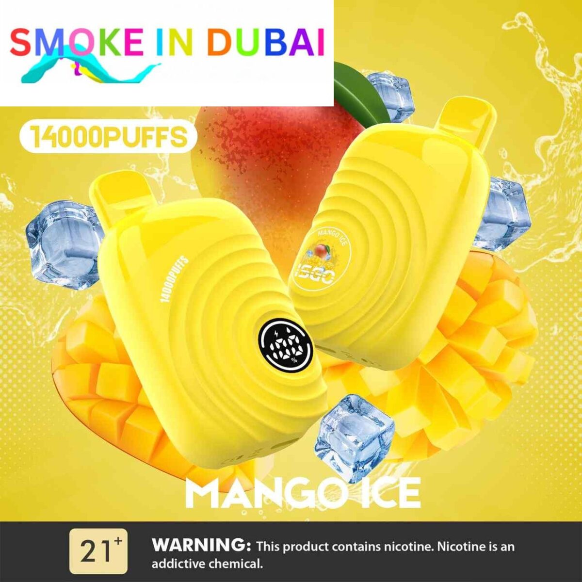 ISGO Paris 2% nicotine Disposable 14000 Puffs Rechargeable Vape in Dubai, UAE
