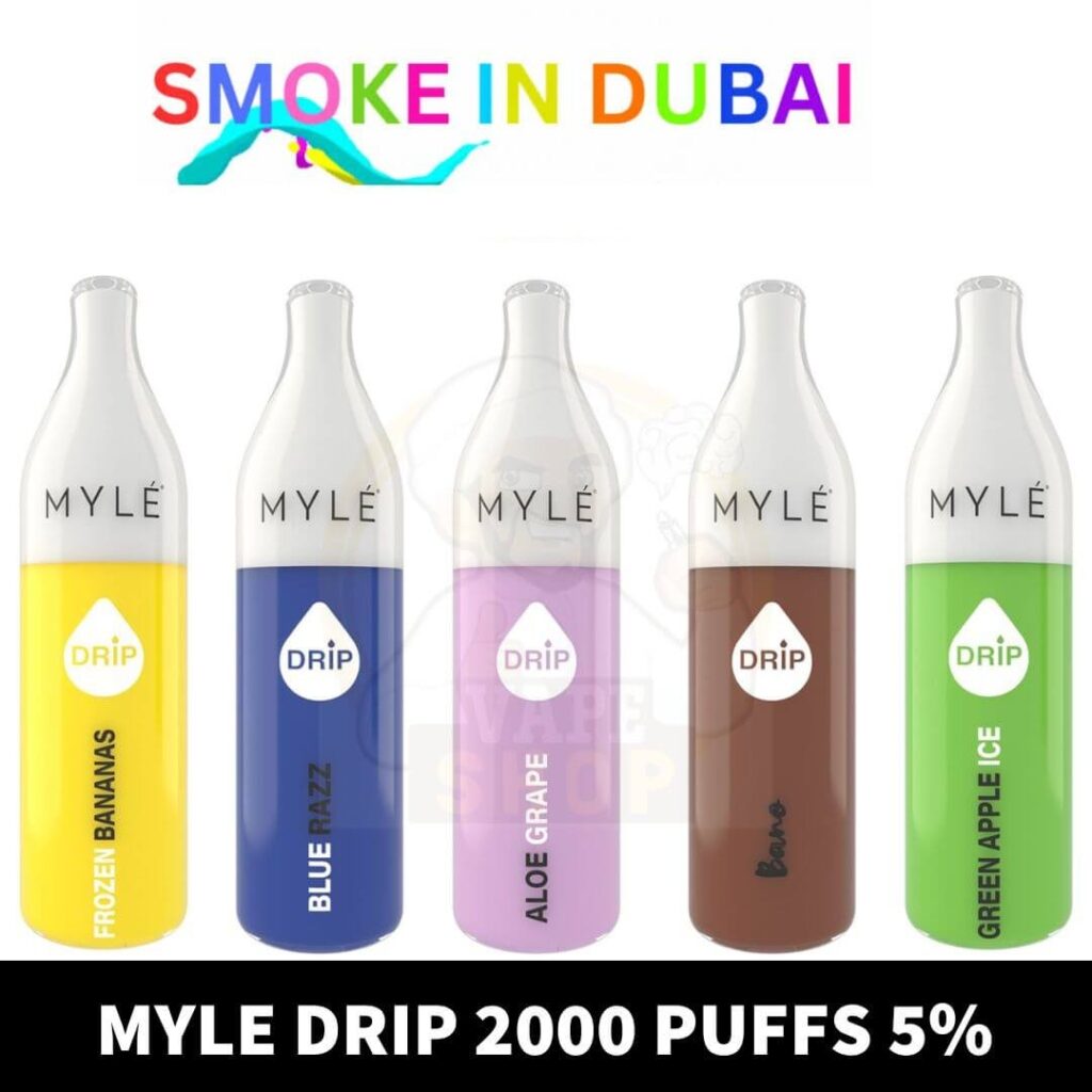 Myle Drip 2000 Puffs 5% disposable vape in uae dubai