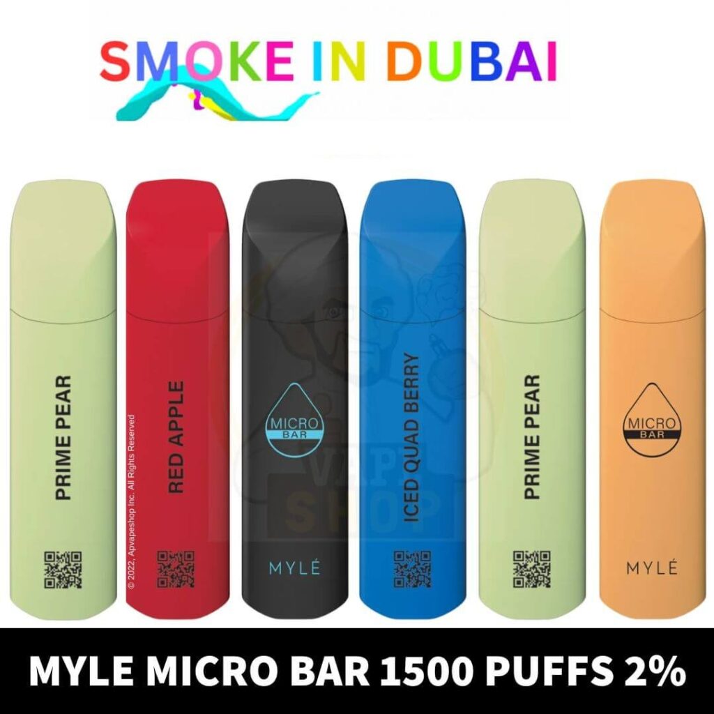 Myle Micro Bar 1500 puffs 2% (20mg) Disposable in dubai