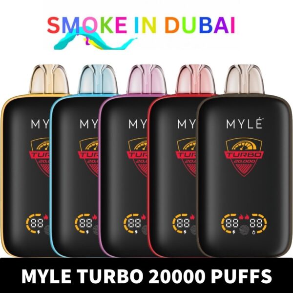 MYLE Turbo 20000 Puffs 50MG Disposable Vape in Dubai
