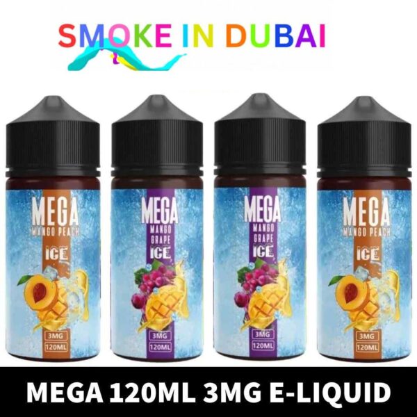 MEGA 120ml 3mg E-liquid In Dubai, UAE