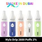Myle Drip 2600 Puffs 2% disposable vape shop in dubai