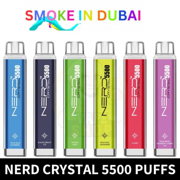 NERD Crystal Disposable vape 5500 Puffs in Dubai, UAE