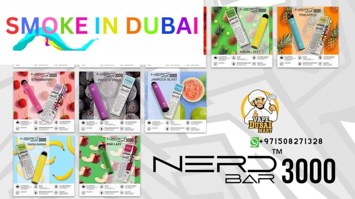 Nerd Bar 3000 Puffs Disposable 20MG Buy in Dubai UAE Vape Shop