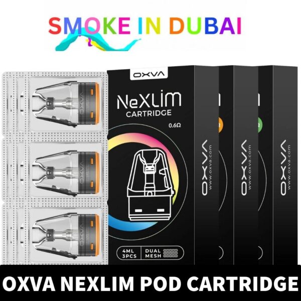 OXVA NEXLIM Pod Cartridge in Dubai – 3PCS – 4ML