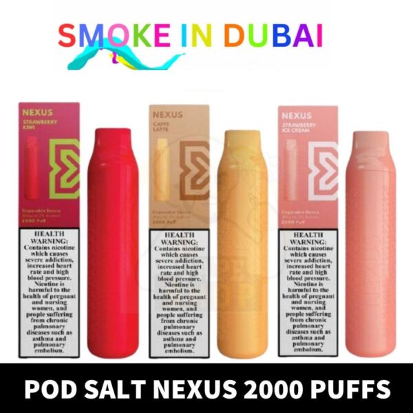 Pod Salt Nexus 2000 Puffs disposable vape shop in dubai