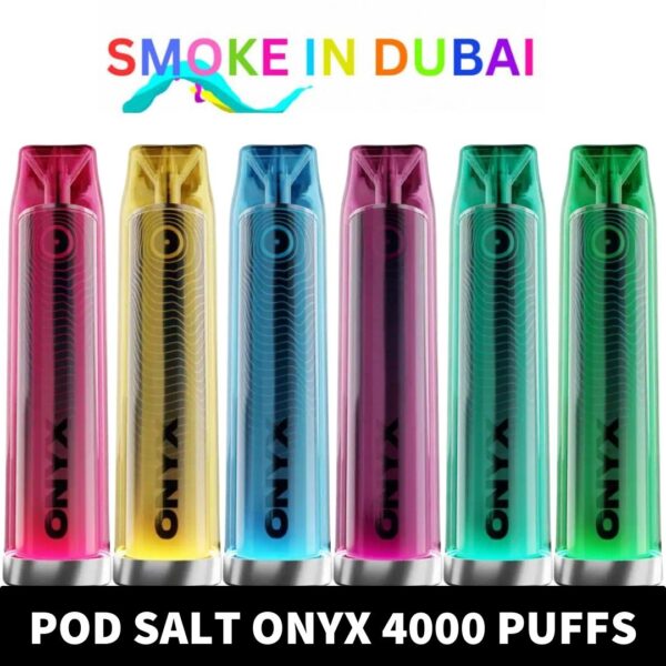 POD SALT ONYX 4000 Puffs 20MG Disposable Vape in Dubai