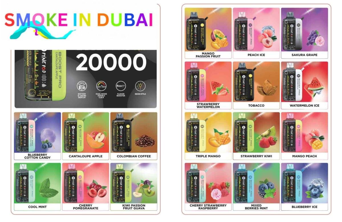 smokeindubai PYNE POD BOOST PRO 20000 Puffs 1
