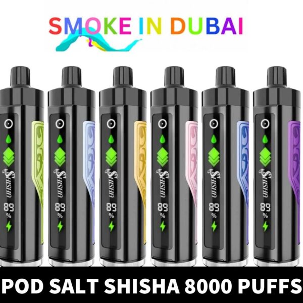 POD SALT Shisha 8000 Puffs 3MG Disposable Vape