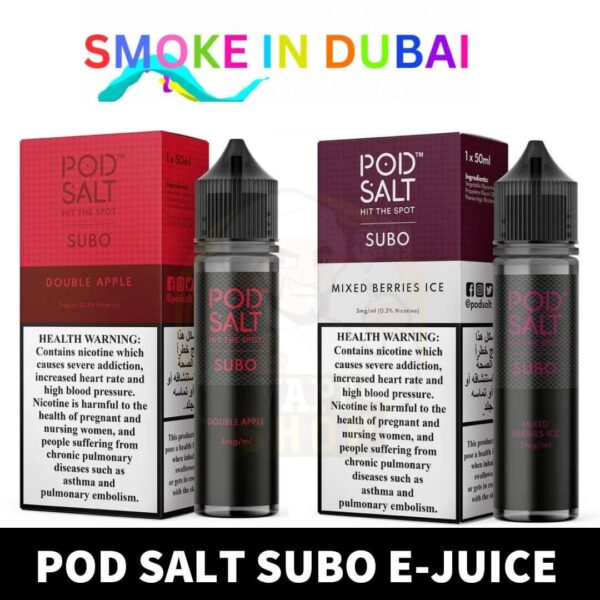 Pod Salt Subo 3MG 50ML E-Juice in Dubai