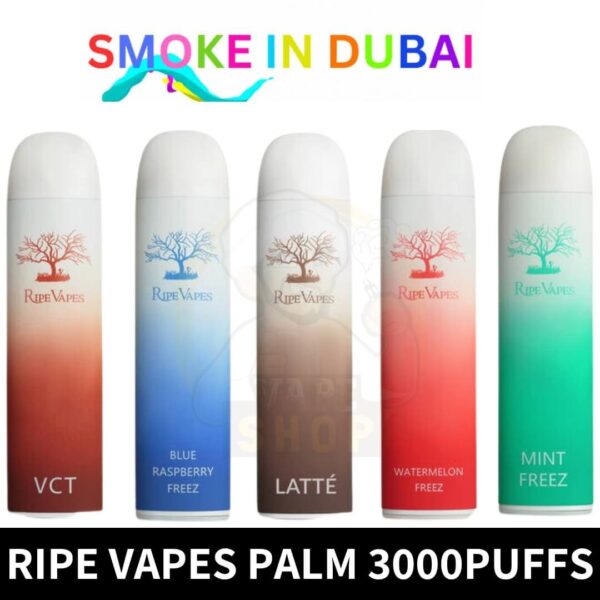RIPE VAPES Palm Disposable 3000 Puffs 20MG Rechargeable Vape in Dubai, UAE