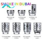 SMOK TFV12 PRINCE COILS V12-3PACK-M4/Q4/X6/T10