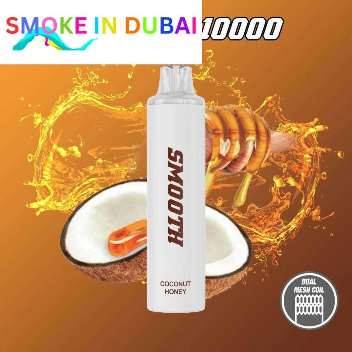 smokeindubai SMOOTH 10000 Puffs Price in Dubai COCONUT HONEY