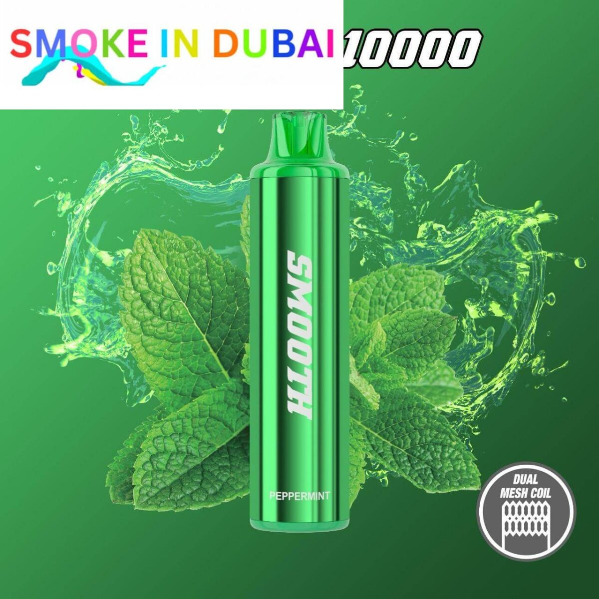 smokeindubai SMOOTH 10000 Puffs Price in Dubai PEPPERMINT