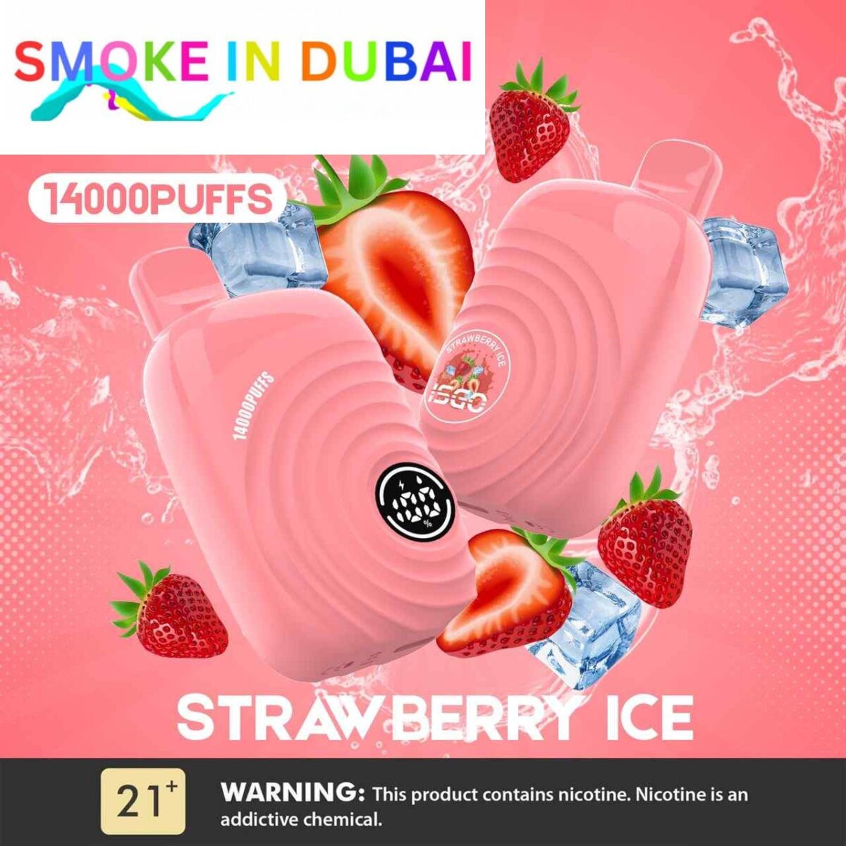 ISGO Paris 2% nicotine Disposable 14000 Puffs Rechargeable Vape in Dubai, UAE