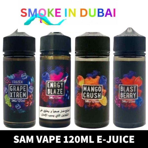 Sam Vape 120ml E-liquid in Dubai, UAE