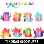 Tikobar 6000 Puffs Disposable Vape Rechargeable Buy in UAE Dubai