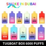 Tugboat Box 2% & 5% nicotine 6000 Puffs Rechargeable Disposable Vape