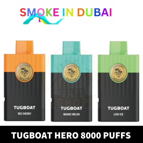TUGBOAT HERO 8000 puffs disposable in dubai