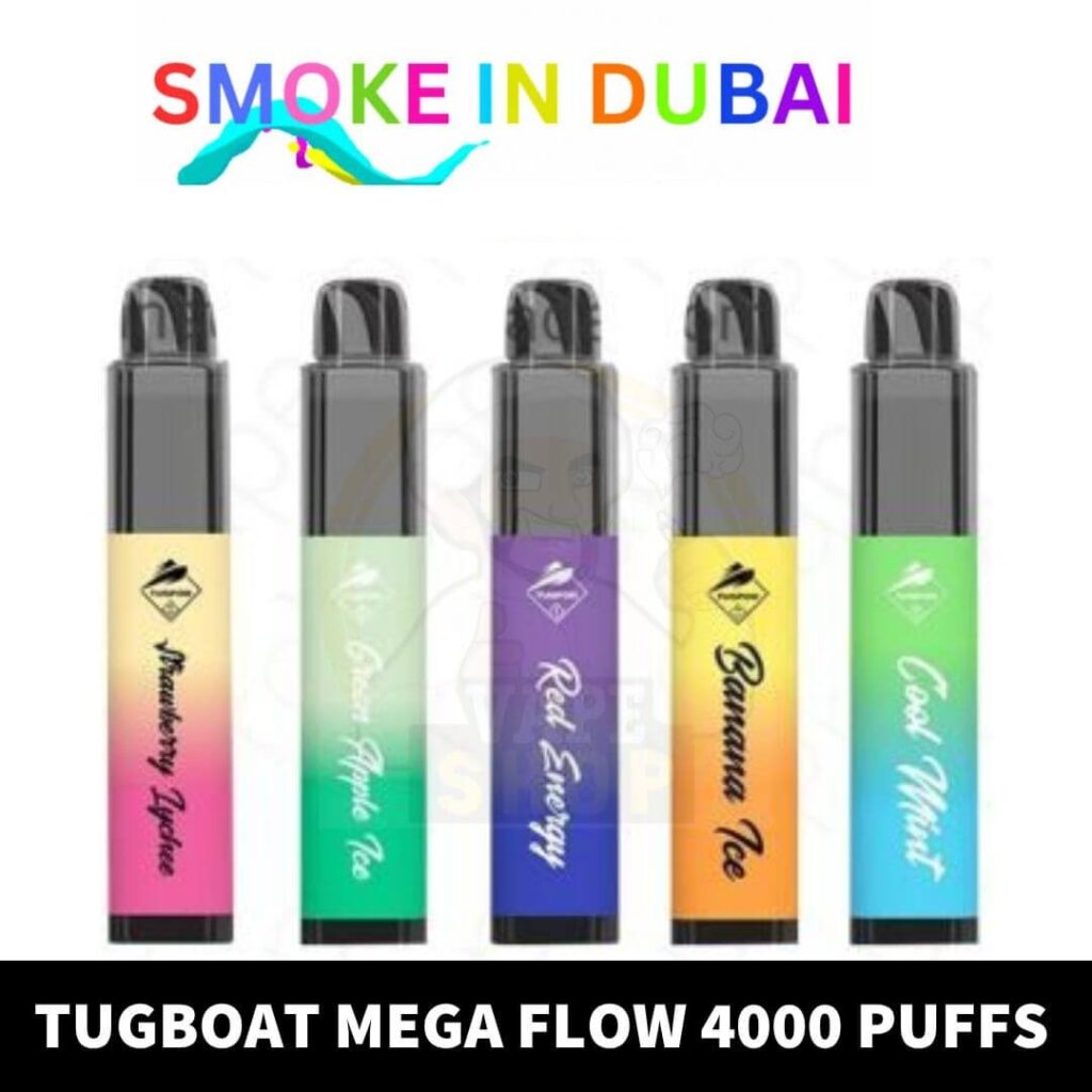 New Tugboat Mega Flow Disposable Vape 4000Puffs Buy in UAE Dubai