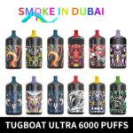 Tugboat Ultra Rechargeable Disposable Kit 6000 Puffs 15ml