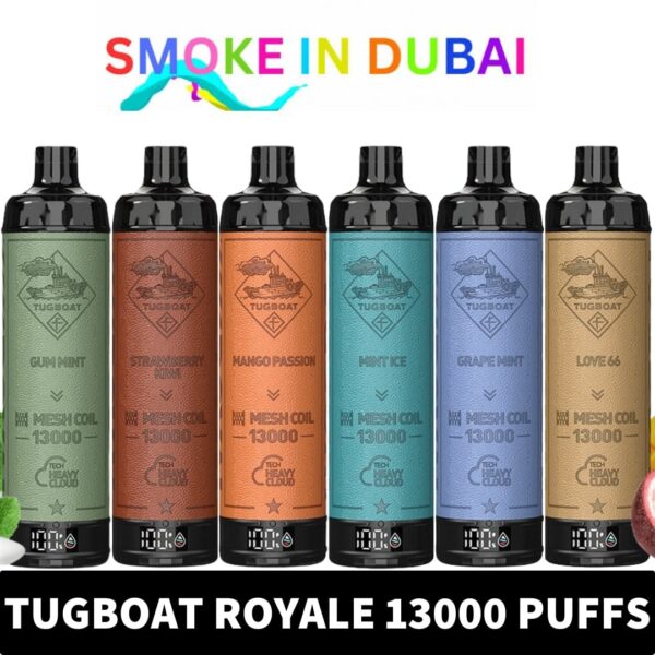 Tugboat Royal 13000 Puffs 50mg Disposable Vape in Dubai, UAE