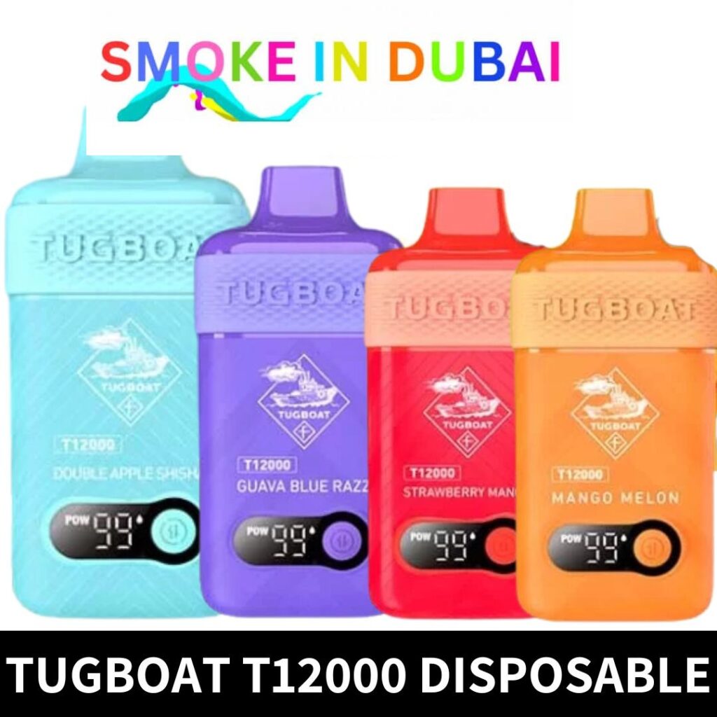 Tugboat T12000 puffs 50 MG rechargeable vape in Dubai uae