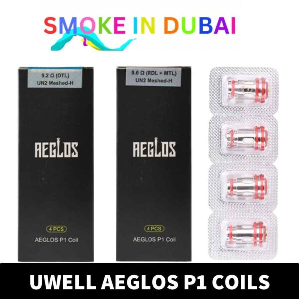 UWELL Aeglos P1 Replacement Coils (4 PCS) in Dubai, UAE