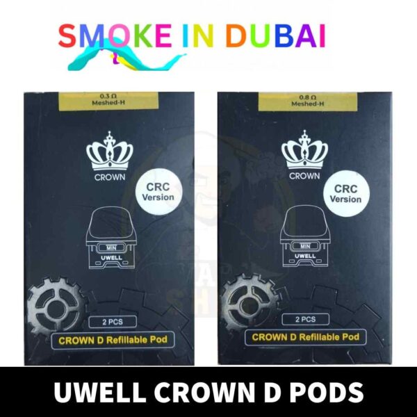 UWELL Crown D Refillable Pods 2ML Replacement Pod Cartridge in Dubai, UAE