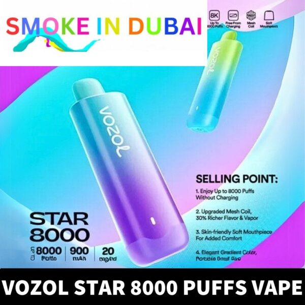 VOZOL Star 8000 Puffs 20MG Nicotine