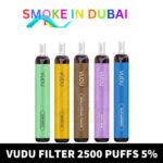 VUDU Filter 2500 Puffs 5% Disposable Buy in UAE Dubai Vape Shop