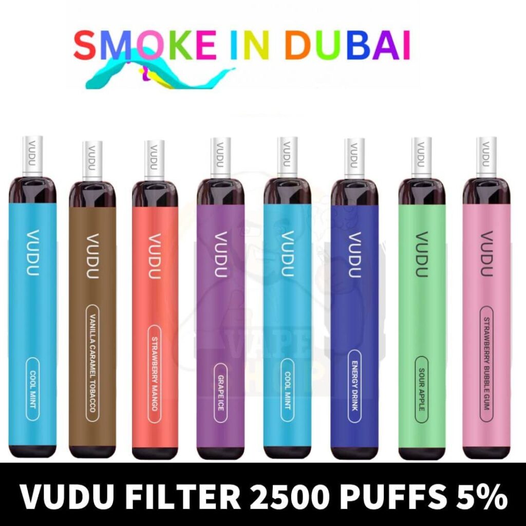VUDU Filter 2500 Puffs 5% Disposable Buy in UAE Dubai Vape Shop