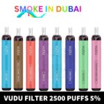 VUDU Filter 2500 Puffs 5% Disposable Buy in UAE Dubai Vape Shop