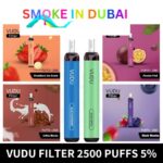 VUDU Filter 2500 Puffs 5% Disposable Buy in UAE Dubai Vape Shop