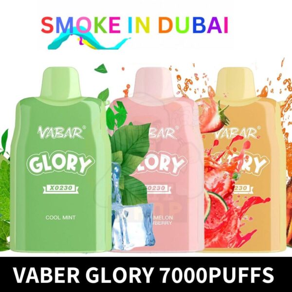 Vabar Glory 7000 Puffs 2% & 5% Nicotine Disposable Vape in UAE