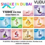 VUDU Filter 2500 Puffs 5% Disposable Buy in UAE Dubai Vape Shop