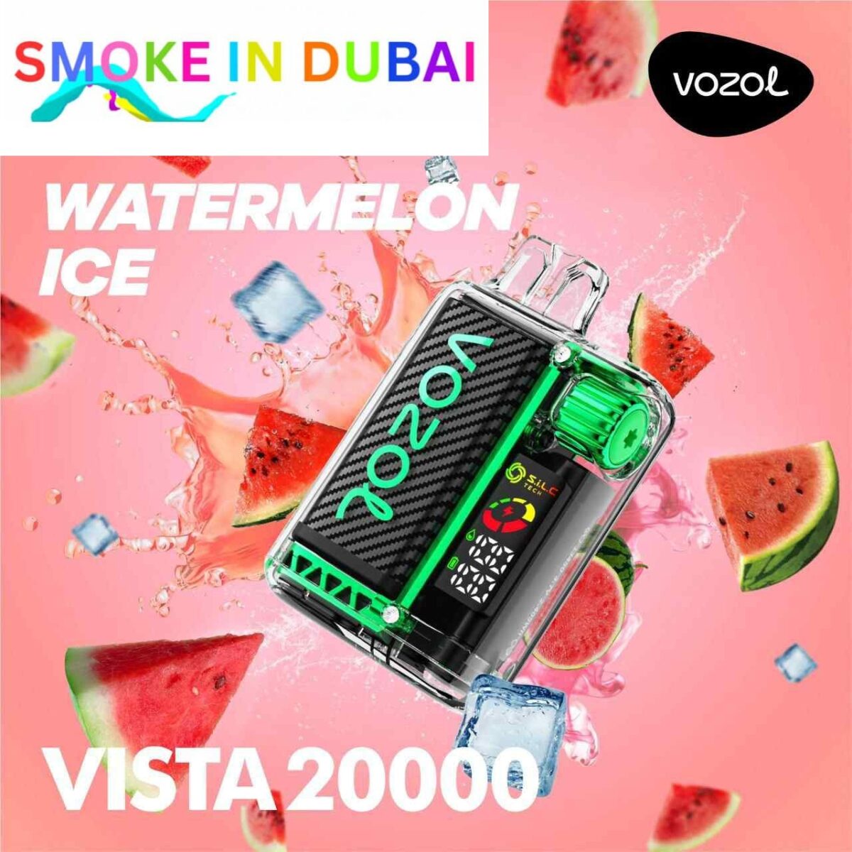 smokeindubai WATERMELON ICE vozol vista 20000 price in dubai
