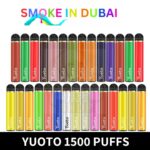 Yuoto Disposable Vape Starter Kit 900mAh 1500 Puffs buy in UAE Dubai Shop