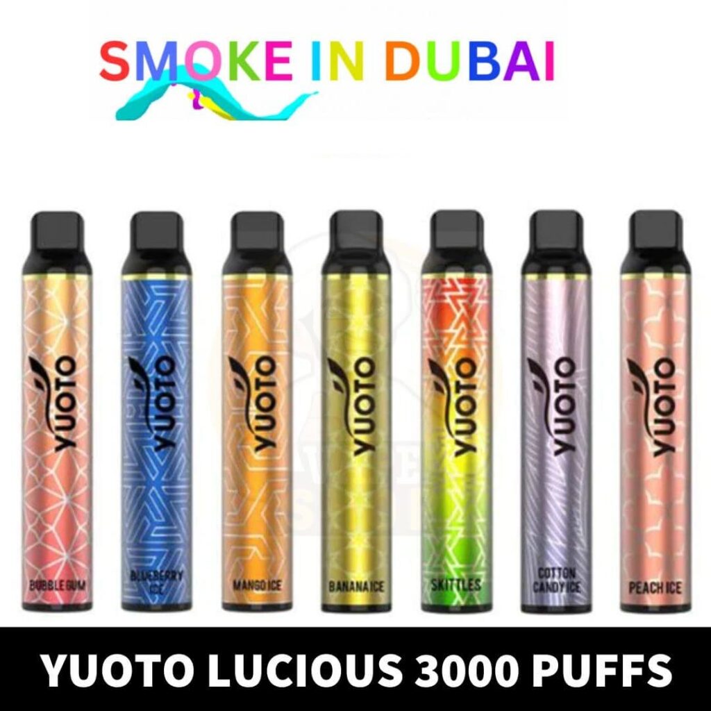 Youto Lucious 3000 puffs Disposable Vape in vape shop uae