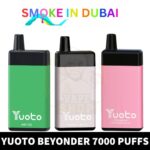 Yuoto Beyonder Disposable 7000 Puffs 50mg Rechargeable Vape in Dubai