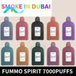 Fummo Spirit 2% Nicotine 7000 Puffs Rechargeable Disposable Vape in Dubai
